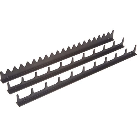 Lot de 3 rails de tournevis Noir (1/5)