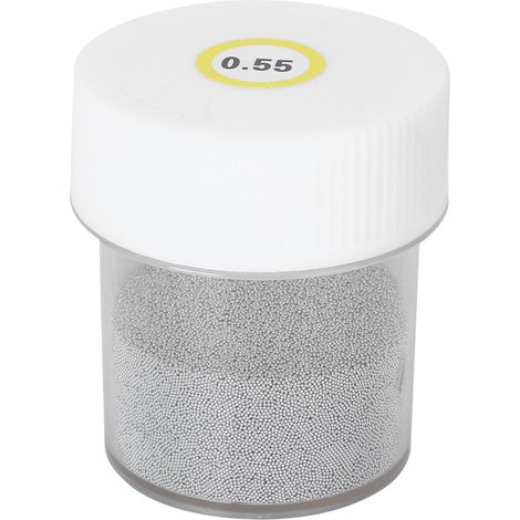 Billes de soudure pour reballing BGA 0,55 mm, 250 000 grains, pour la réparation d'ordinateurs portables et de téléphones. (1/5)