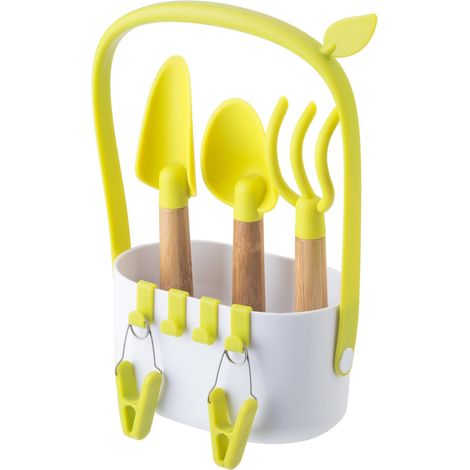 Set 3 Utensili Da Giardino Con Contenitore (1/5)