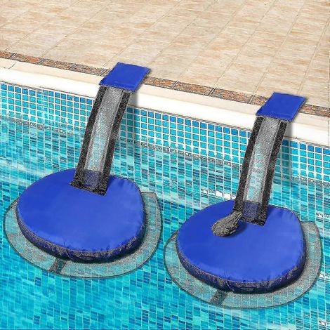 Rampe de secours pour animaux en piscine, échelle flottante anti-noyade, entretien réduit, lot de 2, accessoire faune sauvage (1/4)