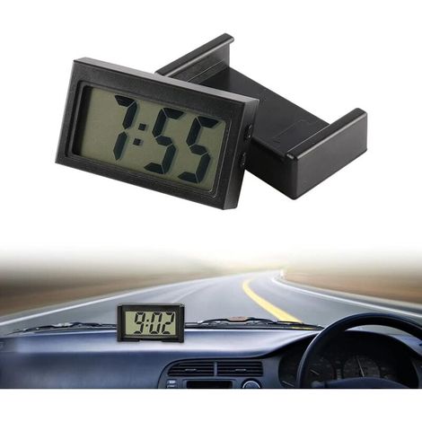 Auto Digitaluhr Auto Uhr Mini Auto Uhr LCD Digital Uhr LCD Digital Uhr Dashboard Fahrzeug Elektronische Digital Uhr Digitale Auto Uhr (1/4)