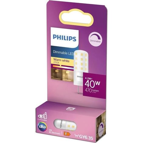 Lampada Philips gy6.35 LED 4.2W 12V AC dimmerabile (1/2)