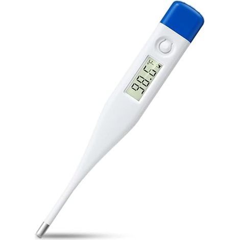 Thermometre Numerique Medical - Mesure Orale Rectale Et Axillaire - Precision 0 1 C - Affichage LCD - 1 Piece (1/5)