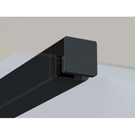 Ravak Walk-In - Barre W-SET 80 Wall/Corner, noir GWD010003017 (1/4)