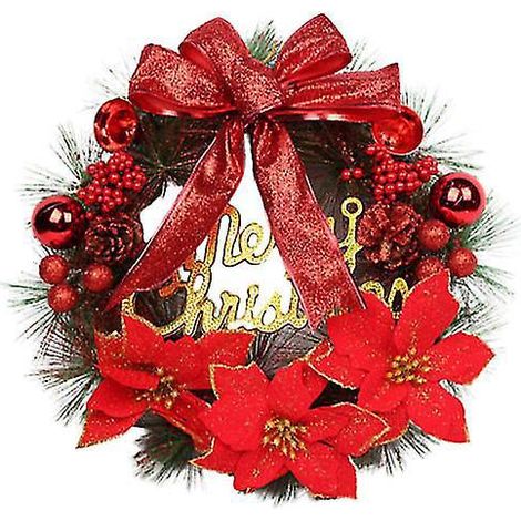 Der neue 1-teilige Weihnachtskranz aus Kiefernholz (1/3)