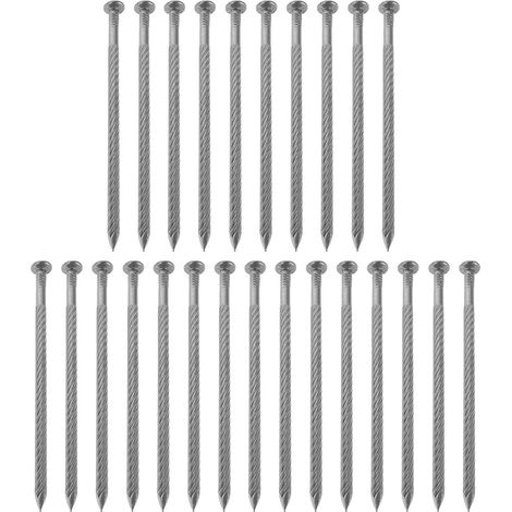 Lot de 25 clous spiralés en acier inoxydable pour la (1/5)