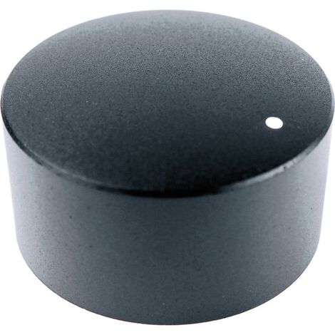 Cliff FC7234 FC7234 Drehknopf  Schwarz (Ø x H) 35 mm x 19 mm 1 St.