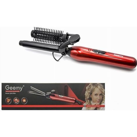 TRADE SHOP - Ferro Piastra Arricciacapelli Professionale 2in1 Ricci Mossi Con Pettine Gm-2906 - (1/5)