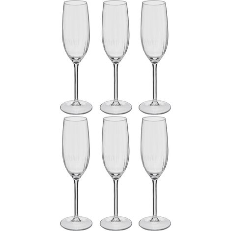Sektgläser VOLTA, 6 Stk. × 210 ml