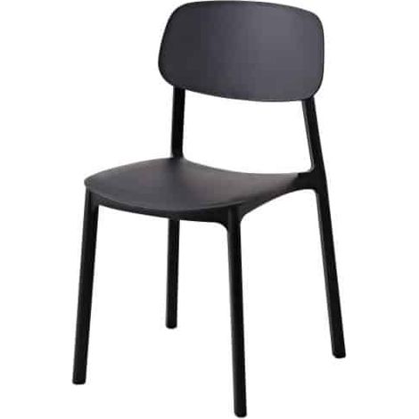 Sedia polipropilene bar ristorante cucina sedie interno esterno sedie nero 726k (1/2)