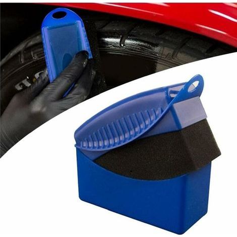 Pneu De Voiture Épilation Épilation Éponge Éponge Lavage Automatique Outil De Nettoyage De Voiture Universelle Détail De Roue De Pneu Brillance (1/5)