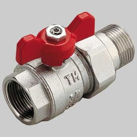 VALVOLE A SFERA PASSAGGIO TOTALE F CON BOCCHETTONE A FARFALLA - 1"1/4 DN 32 PN 30