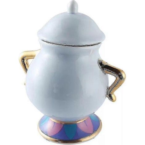Théière et tasse à motif La Belle et la Bête - Cadeau d'anniversaireh (1/5)