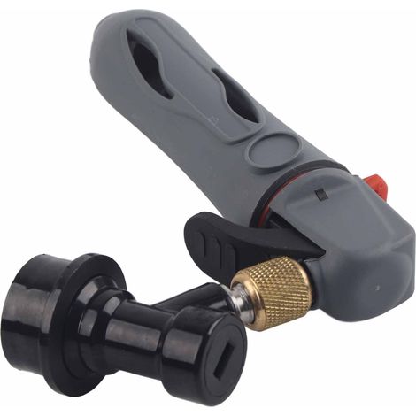 Distributeur de bière pression CO2 injecteur chargeur de fût Ball Lock pour tireuse artisanale soda robinet gris (1/5)