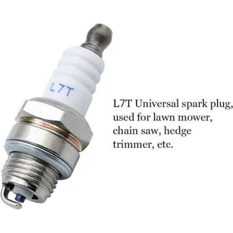 Bougie D Allumage L7T - Moteur 2 Temps - Compatible Tronconneuse Debroussailleuse Taille Haie Tondeuse - Lot De 4 (1/5)