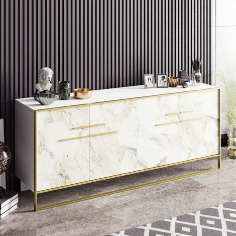 Aparador Kailua 1556 , 75x180x47cm, Aglomerado laminado (1/5)