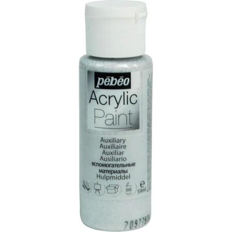 Vernis acrylique pailleté - PEBEO - 59 ml - Forte résistance à la lumière - Mixte - Adulte