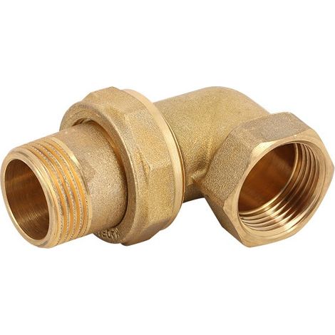 Raccord laiton - Coude union laiton à visser MF 1''1/4