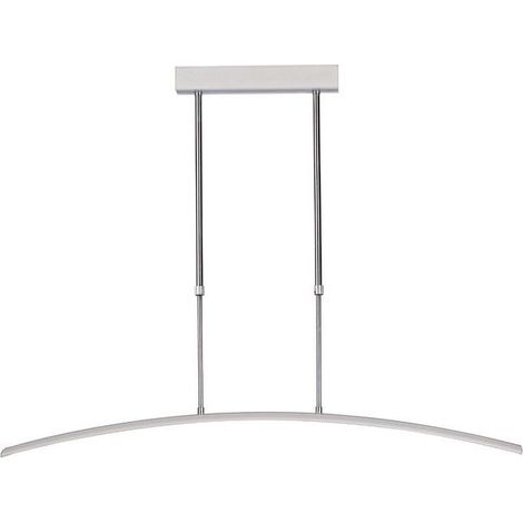 Lampada da soffitto a led curva grigia Wanda CRISTALRECORD 99-203-50-381