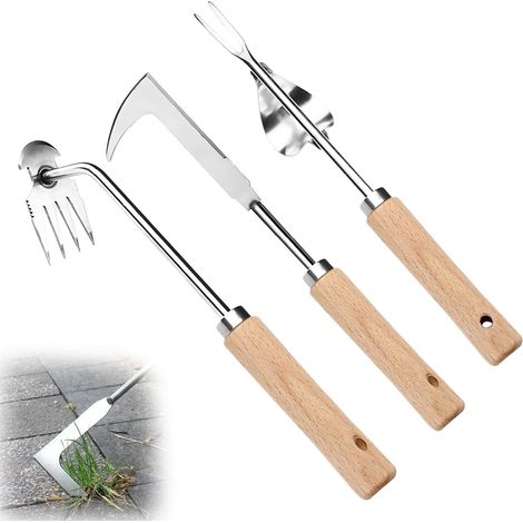 Weeding Tool Thick Stainless Steel Weeding Tool Hand Gardening Tools for Men Garden Tool Set Weed Accessories (1/5)