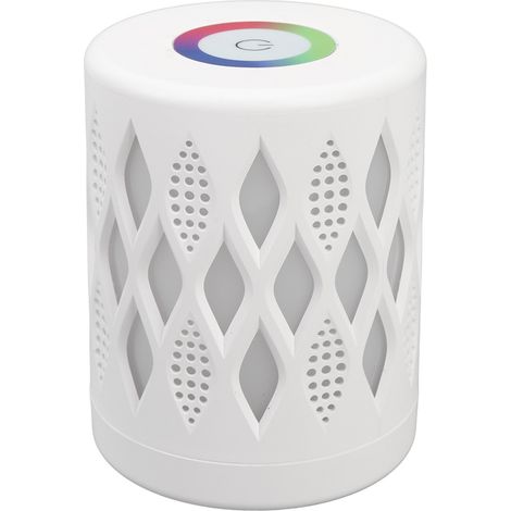 Veilleuse LED blanche creuse pour table de chevet, RGB, couleurs variables, rechargeable par USB, avec fonction mémoire, tactile, pour chambre à coucher. (1/5)