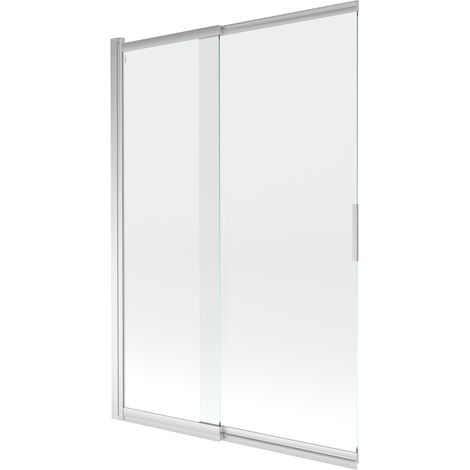 Mexen Fox Duschwand, 2-flügelig verschiebbar 120 x 150 cm, transparent, Chrom - 891-120-002-01-00 (1/5)