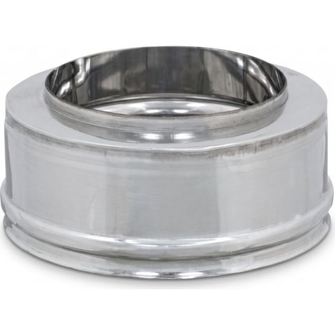 Maka Terminale Semplice Canna Fumaria Doppia Parete Inox Ø 100 mm (esterno 120) (1/4)