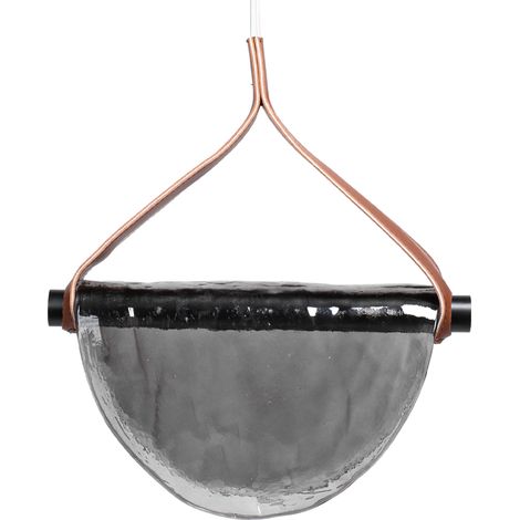 Pendant LED Lamp TOOLIGHT APP1076-CP Black Transparent