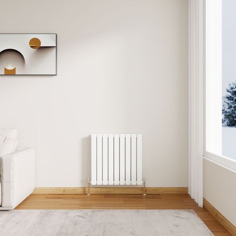 Stech Homes Flat Panel Radiator Designer Central Heating Horizontal 600 x 612mm Double White Rad