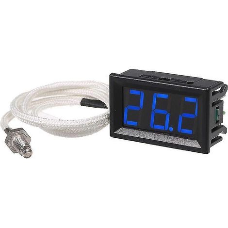Thermomètre numérique industriel XH-B310, 12 V, testeur de thermocouple de type K M6, plage de mesure -30 à 800 °C, haute précision, avec affichage LED. (1/5)