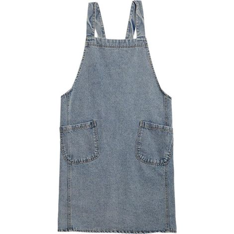 Tablier De Travail Tablier en Denim Unisexe avec Poche Tablier en Denim Réglable Tablier Polyvalent Tablier De Chef Durable pour Cuisine, Pâtisserie, Le Barbecue Le Jardinage (1/5)