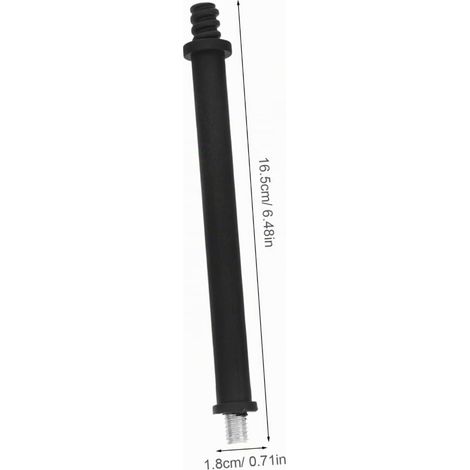 Replacement Toilet Brush Handle with Screw Handle Easy Clean Toilet Accessory for Bathroom (1/4)