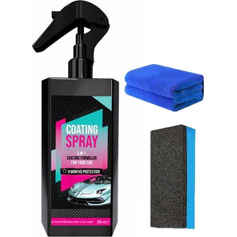 Spray de revêtement automobile 3 en 1, lavage sans eau, liquide céramique haute protection pour SUV et camions (1/5)