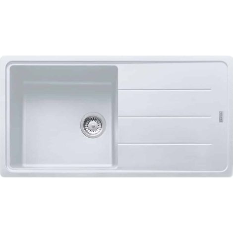Évier Basis Fraganit BFG611XL - Blanc artic - 970x500 mm - Sous-meuble 60 cm - Franke (1/7)