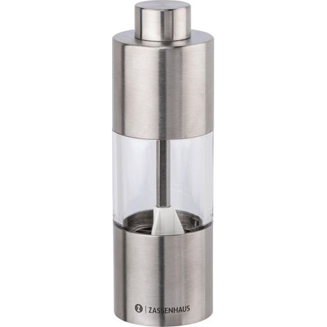 Zassenhaus moulin à sel et poivre acier inoxydable 14cm