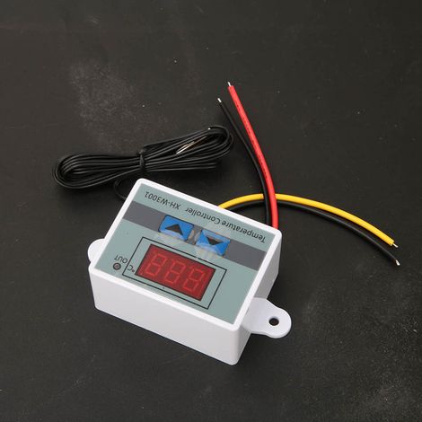 XH-W3001 Temperaturregler-Thermostatschalter mit wasserdichtem Sensor (24V 240W) (1/5)