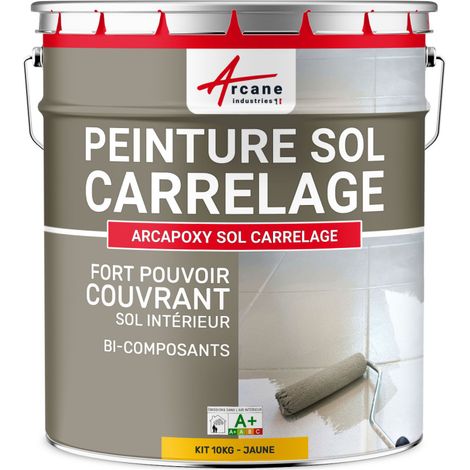 Badewannenlack - Badewannenfarbe - Badewannenbeschichtung - Lack fürs Bad und für Emaillebadewanne - Epoxyfarbe | Epoxidfarbe - Gelb RAL 1023 - 10kg kit bis zu 50m² für 2 Schichten