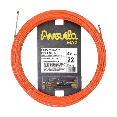 ANGUILA 75145022 Trenza poliéster ANGUILA MAX diámetro 4,5mm 22 metros