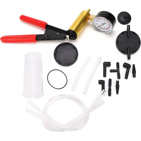 Kit de purge de freins portatif avec pompe à vide pour voiture et moto (1/5)