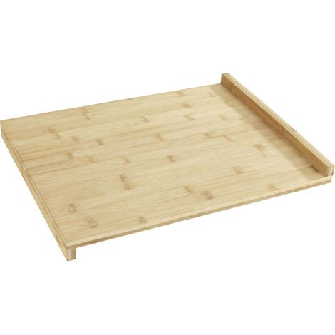 Wenko – Planche à découper en bambou 45 x 35 cm – Anti-dérapante avec rebords – Certifiée FSC – Écologique et durable pour professionnels (1/5)