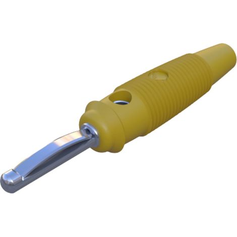 Hirschmann Test & Measurement VQ 30 Bananenstecker Stecker, gerade Stift-Ø: 4 mm Gelb 1 St.