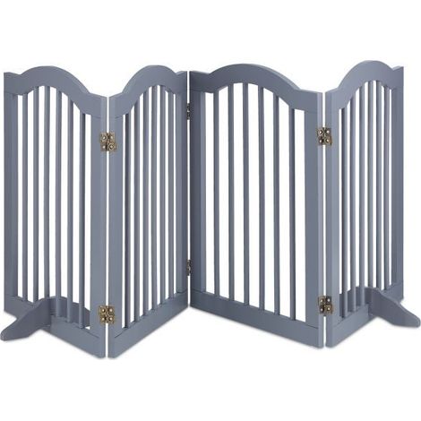 Cancello di sicurezza grigio 70 cm (1/5)