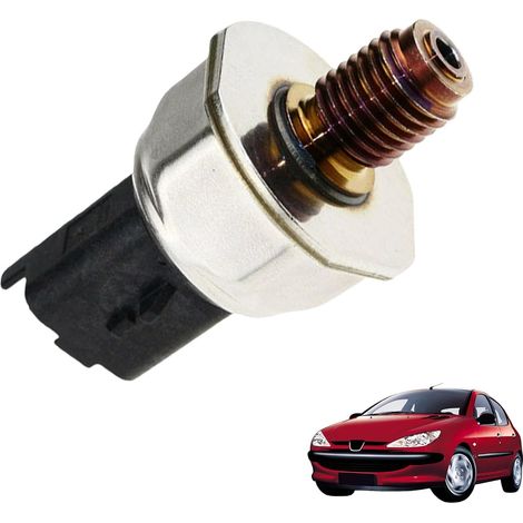 Capteur de Pression de Rail de Carburant 9658227880,Compatible avec Citroën C1 C2 C3 C4 C5 Peugeot 107 206 207 407 308 3008 Ford Focus Mondeo Nissan Qashqai,pour Moteurs HDi et TDCi