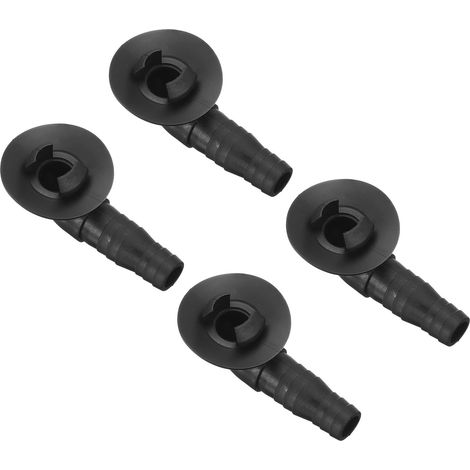 4 raccords de tuyau de vidange pour climatiseur 20mm noir (1/5)