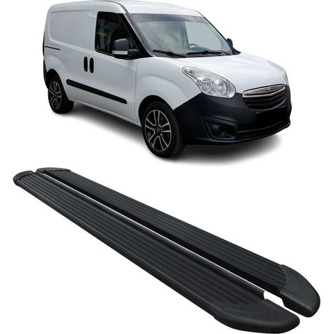 Marchepieds Latéraux pour Opel Combo 2012-2019 Noir Aluminium L1 Court 2Pcs (1/5)