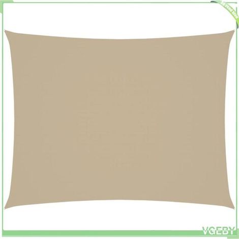 Voile de parasol - FAFEICY - 135151 - 2,5x3,5 m - Tissu Oxford PU - Beige (1/5)