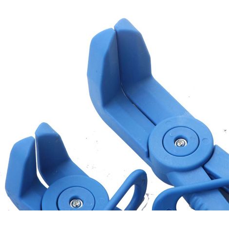 mm Capacité Colliers de serrage Grand 255 Moyen 185 Petit 155, Lot de 3 Bleu (1/3)