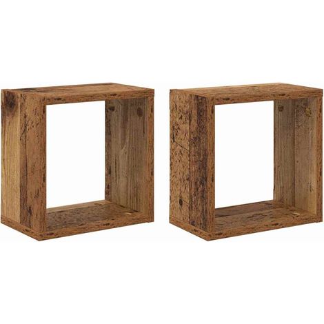 Maison Exclusive - Scaffali da parete Legno vecchio Legno multistrato