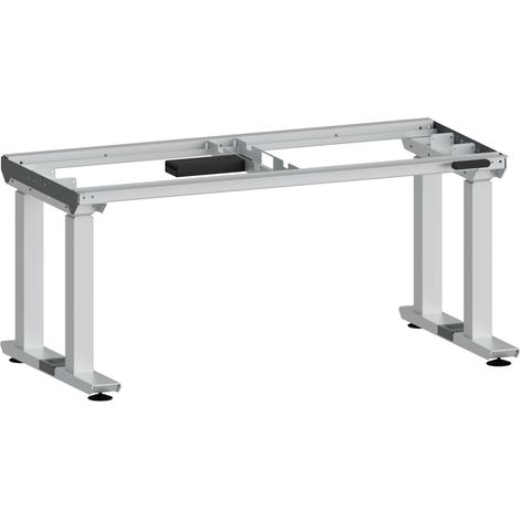 PROVOST - Structure électrique 4 colonnes pour établi E-lys - Réglable en hauteur - Métal gris clair