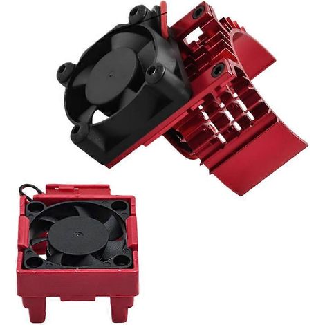 Ventilateur de refroidissement VXL-3S 3340 540 Radiateur D362 Accessoires pour TRAXXAS (Rouge) ( ) (1/2)